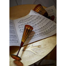 L'Objet Prism Champagne Flutes - Amber (Set of 4), alternate view