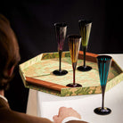 L'Objet Prism Champagne Flutes - Assorted (Set of 4), alternate view