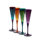 L'Objet Prism Champagne Flutes - Assorted (Set of 4), alternate view