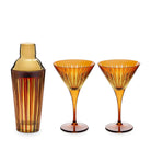 L'Objet Prism Cocktail Set - Amber Cocktail Shaker