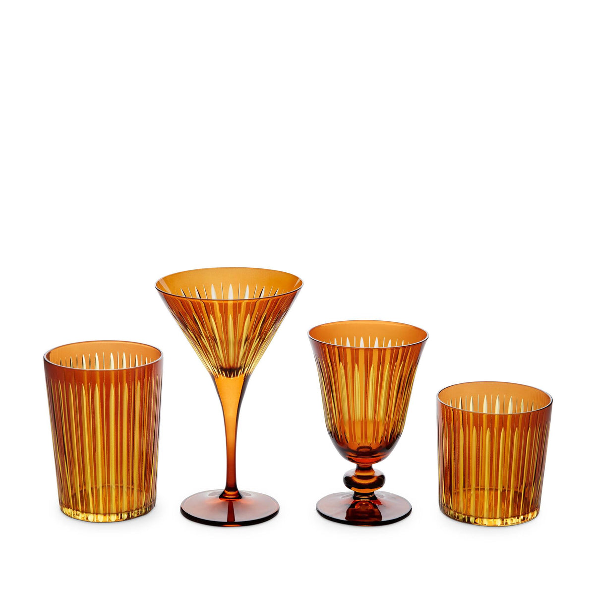 L'Objet Prism Cocktail Set - Amber Cocktail Shaker, alternate view