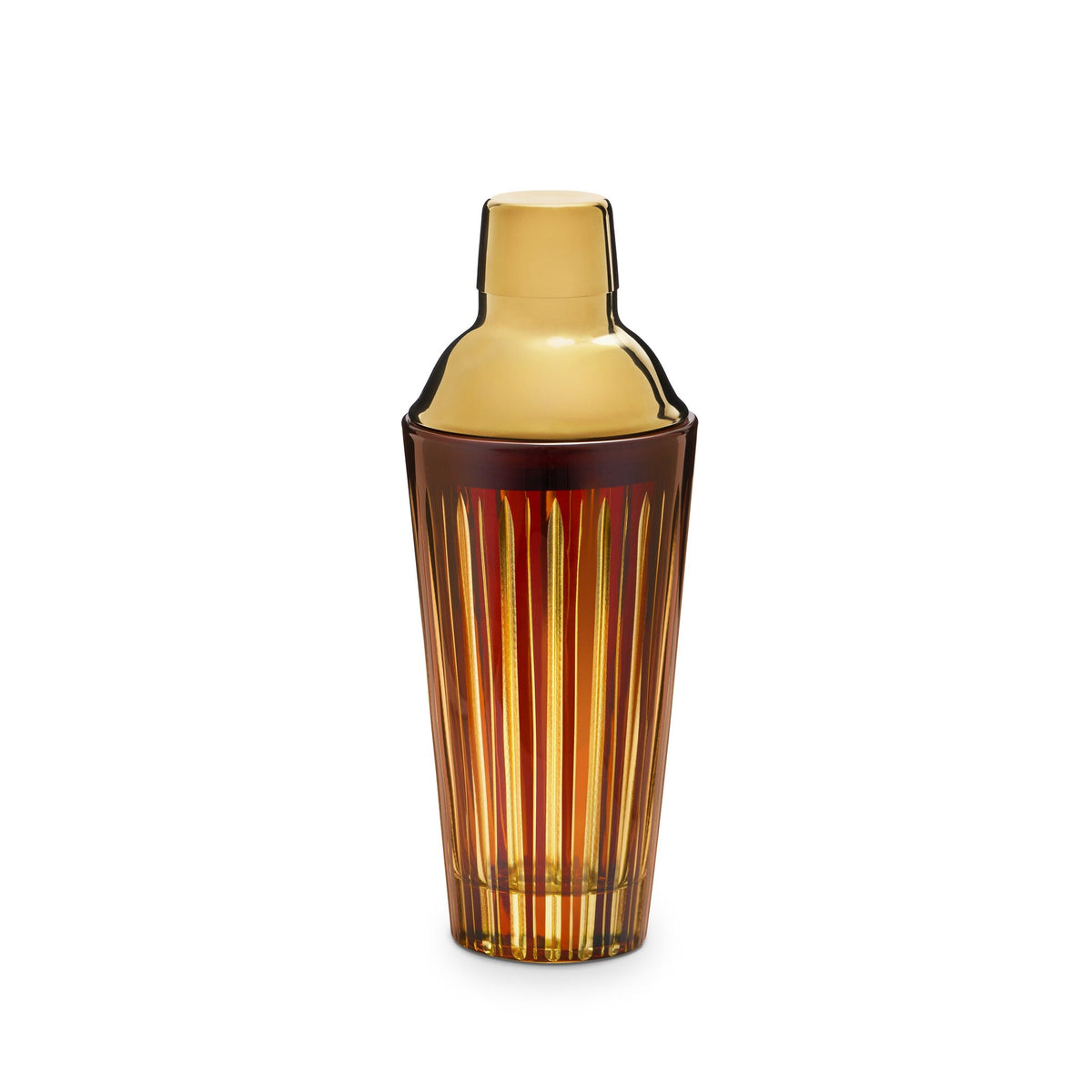 L'Objet Prism Cocktail Set - Amber Cocktail Shaker, alternate view