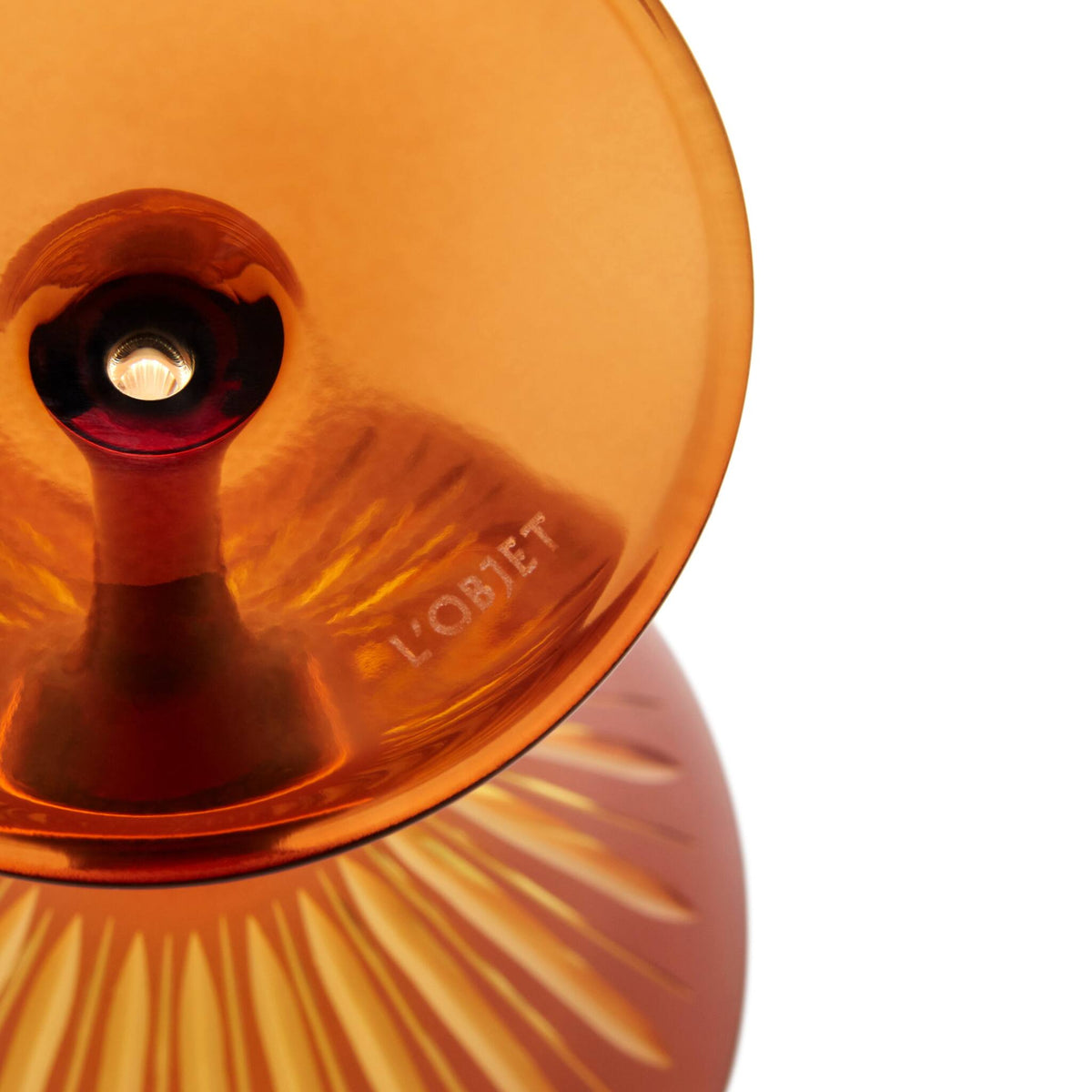 L'Objet Prism Cocktail Set - Amber Cocktail Shaker, alternate view