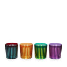 L'Objet Prism Double Old Fashioned Glasses - Assorted (Set of 4) Glassware & Drinkware