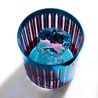 L'Objet Prism Double Old Fashioned Glasses Set of 4 – Blue, alternate view