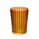 L'Objet Prism Highball Glasses - Amber (Set of 4) Glassware & Drinkware, alternate view