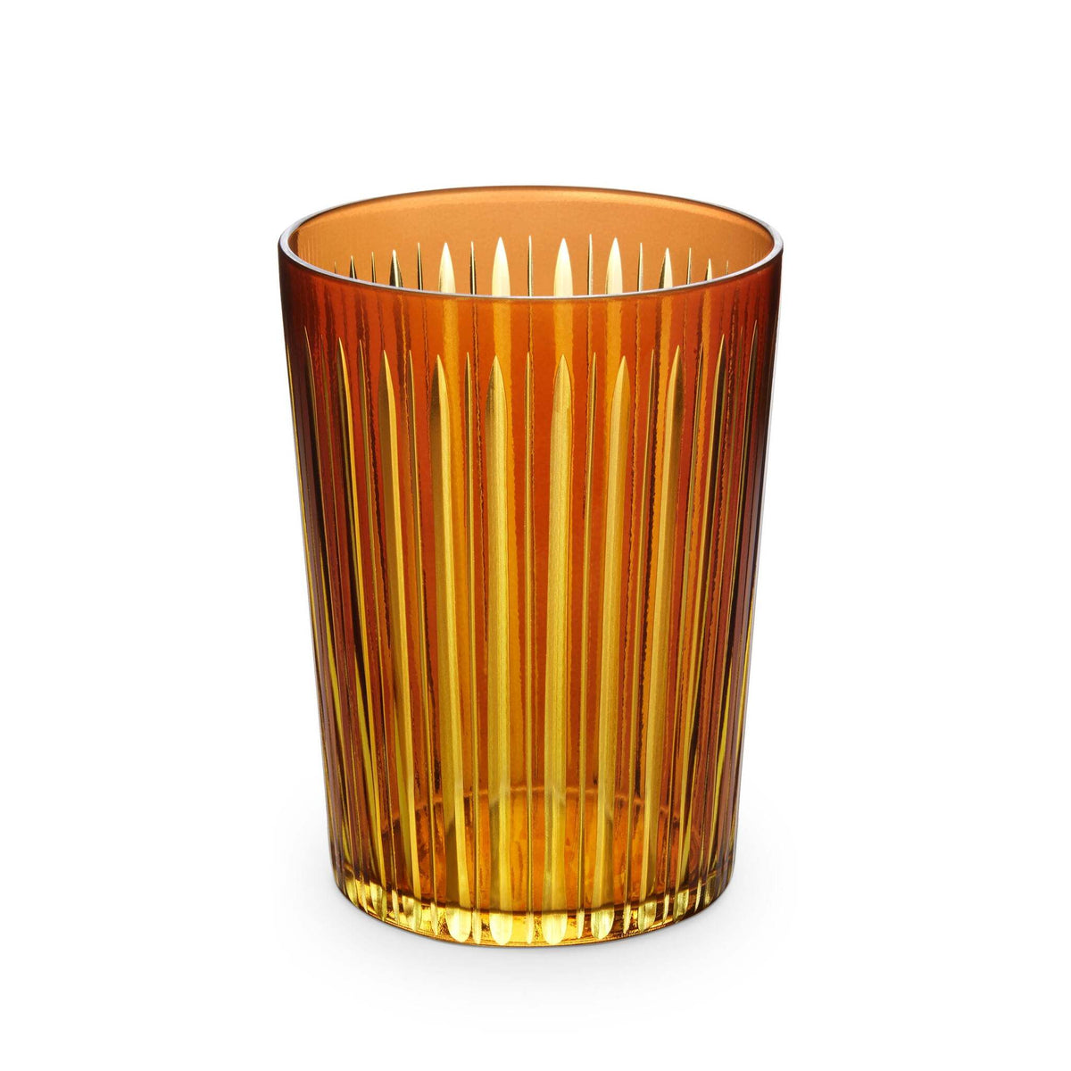 L'Objet Prism Highball Glasses - Amber (Set of 4) Glassware & Drinkware, alternate view