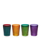 L'Objet Prism Highball Glasses- Assorted (Set of 4) Glassware & Drinkware
