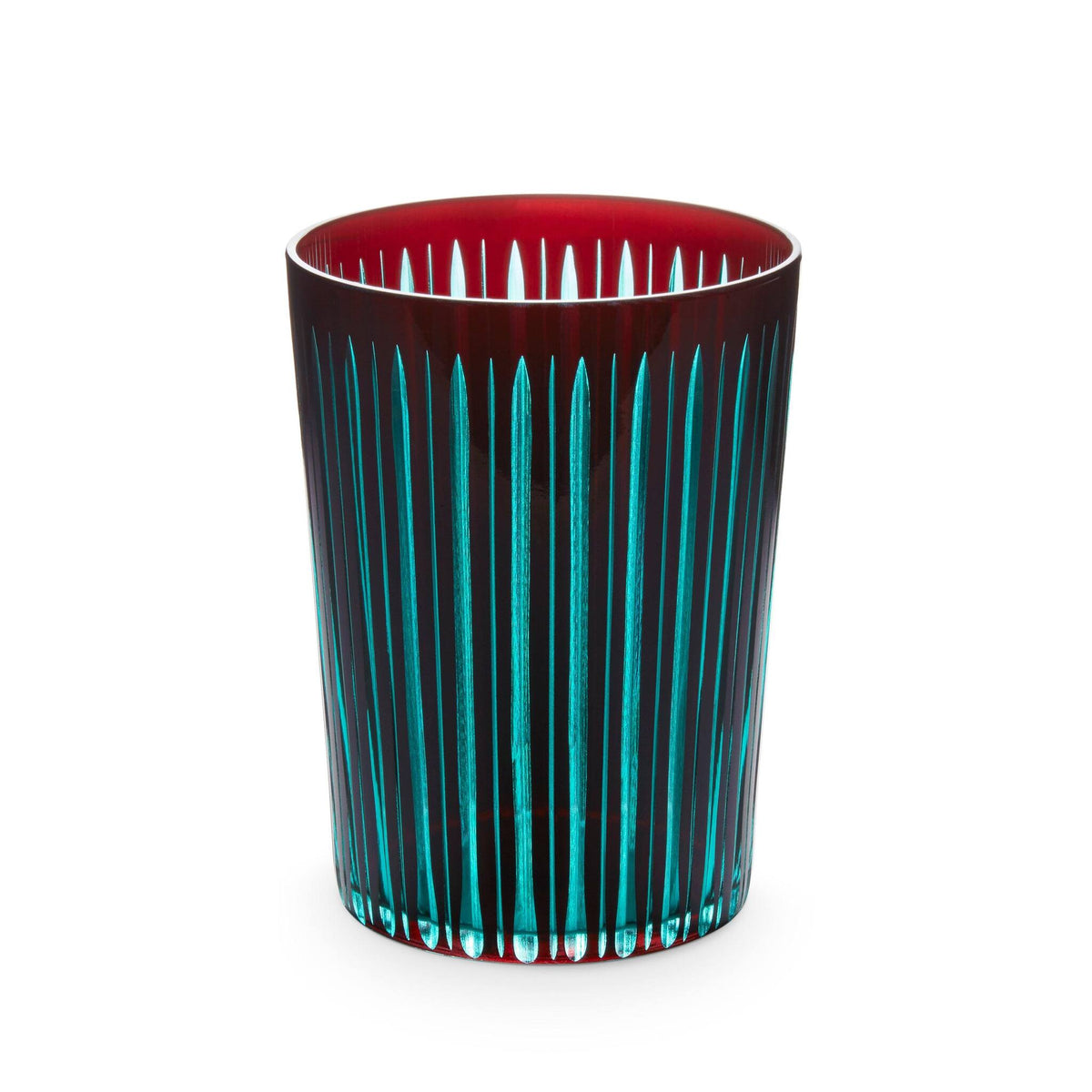 L'Objet Prism Highball Glasses-Bordeaux (Set of 4) Glassware & Drinkware, alternate view