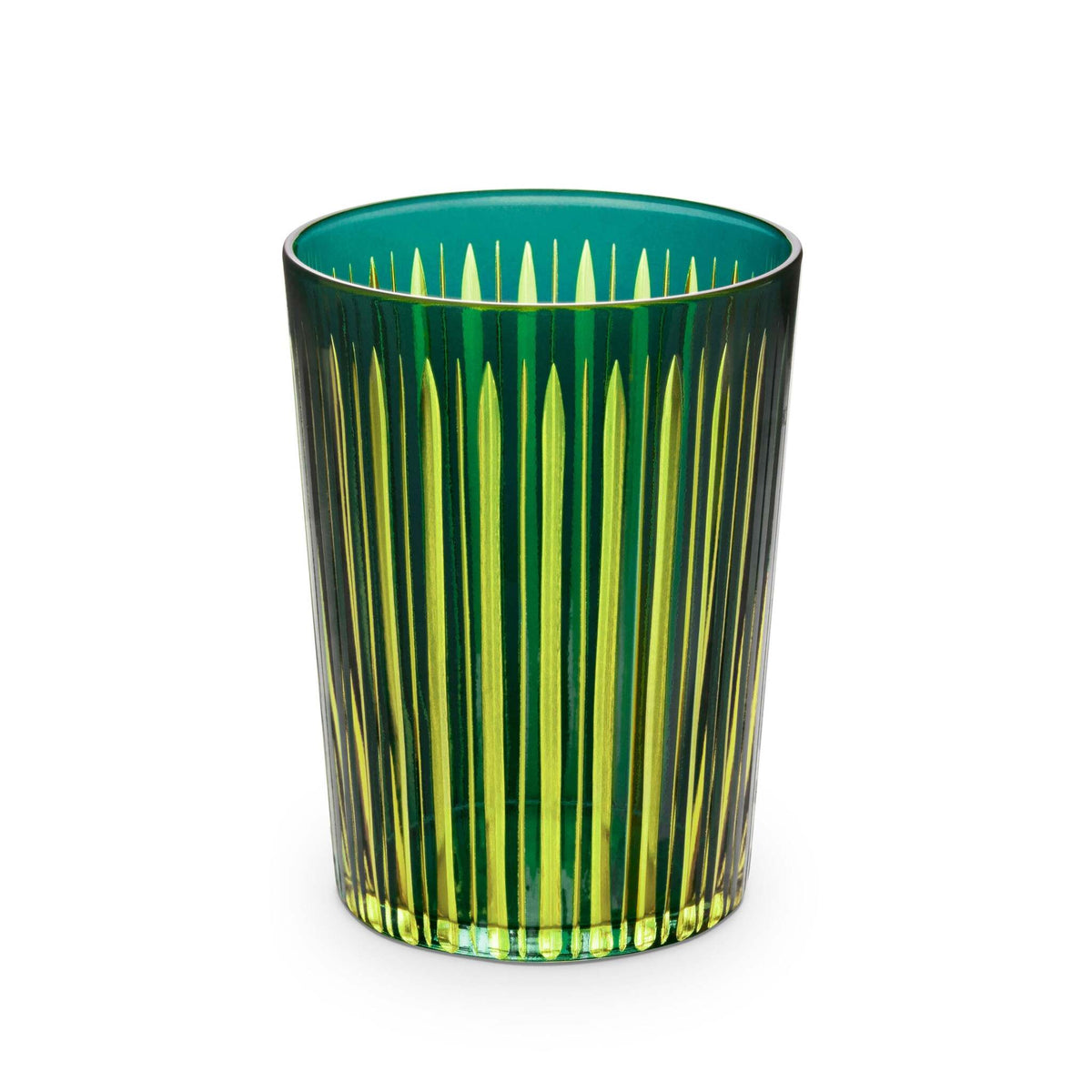 L'Objet Prism Highball Glasses - Green (Set of 4) Glassware & Drinkware, alternate view