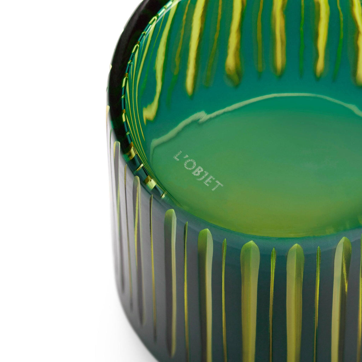 L'Objet Prism Highball Glasses - Green (Set of 4) Glassware & Drinkware, alternate view