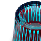 L'Objet Prism Ice Bucket + Tongs - Bordeaux, alternate view