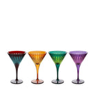 L'Objet Prism Martini Glasses - Assorted (Set of 4) Glassware & Drinkware