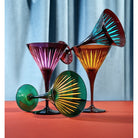 L'Objet Prism Martini Glasses - Assorted (Set of 4) Glassware & Drinkware, alternate view