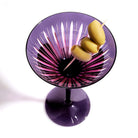 L'Objet Prism Martini Glasses - Purple (Set of 4) Glassware & Drinkware, alternate view
