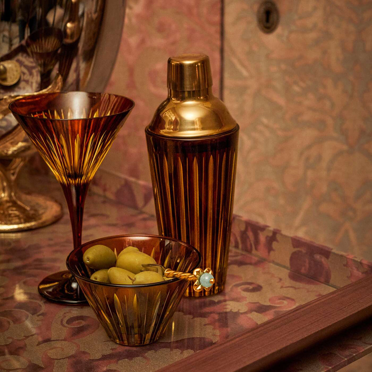 L'Objet Prism Shaker - Amber, alternate view