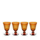 L'Objet Prism Wine Glasses - Amber (Set of 4) Glassware & Drinkware