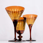 L'Objet Prism Wine Glasses - Amber (Set of 4) Glassware & Drinkware, alternate view