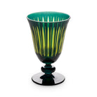 L'Objet Prism Wine Glasses Set of 4 Champagne Flute – Green, alternate view