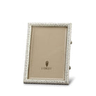L'Objet Rectangular Pave Frame 4 X 6 — Platinum