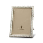 L'Objet Rectangular Pave Frame 5 X 7 — Platinum