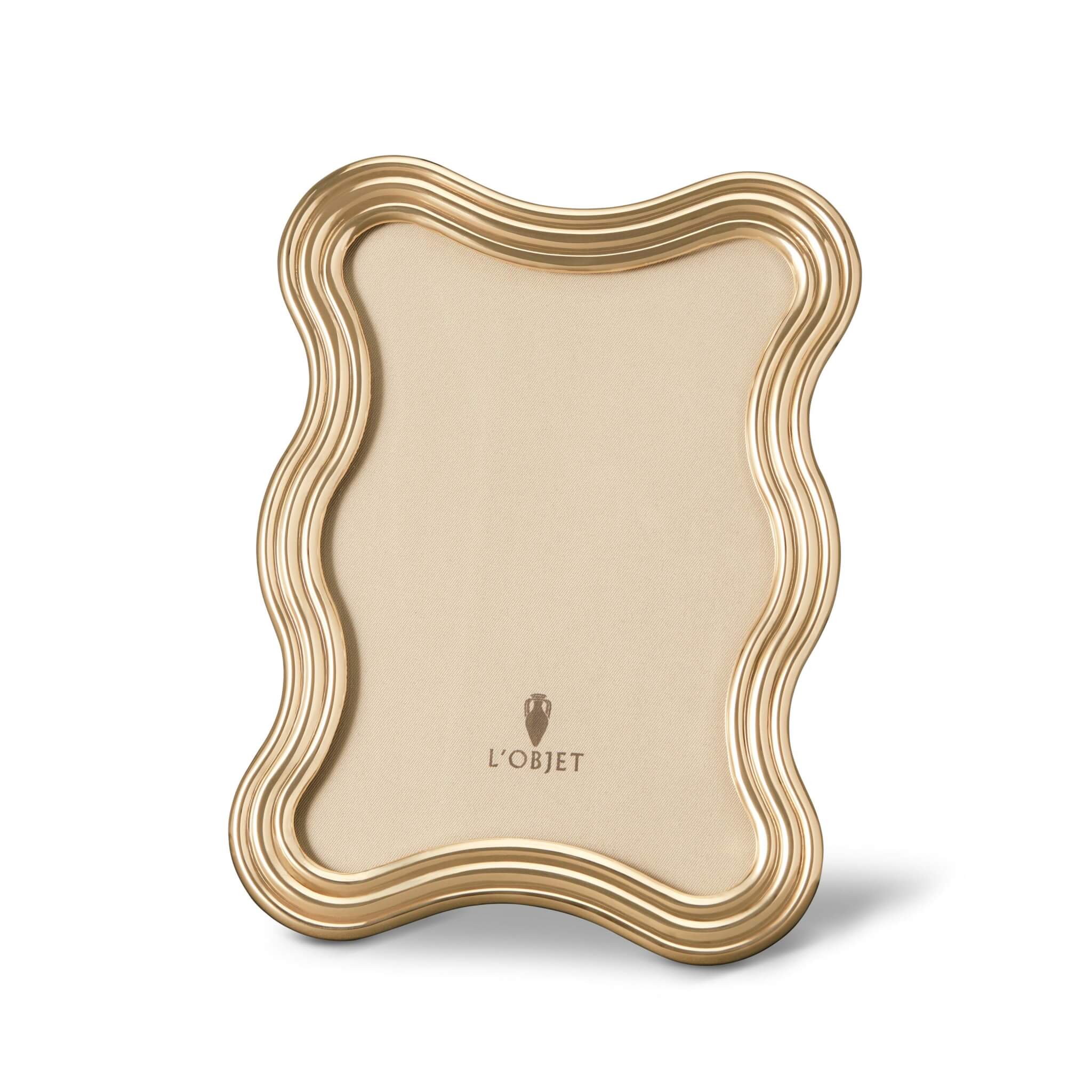 L'Objet Ripple Frame 5x7 — Gold