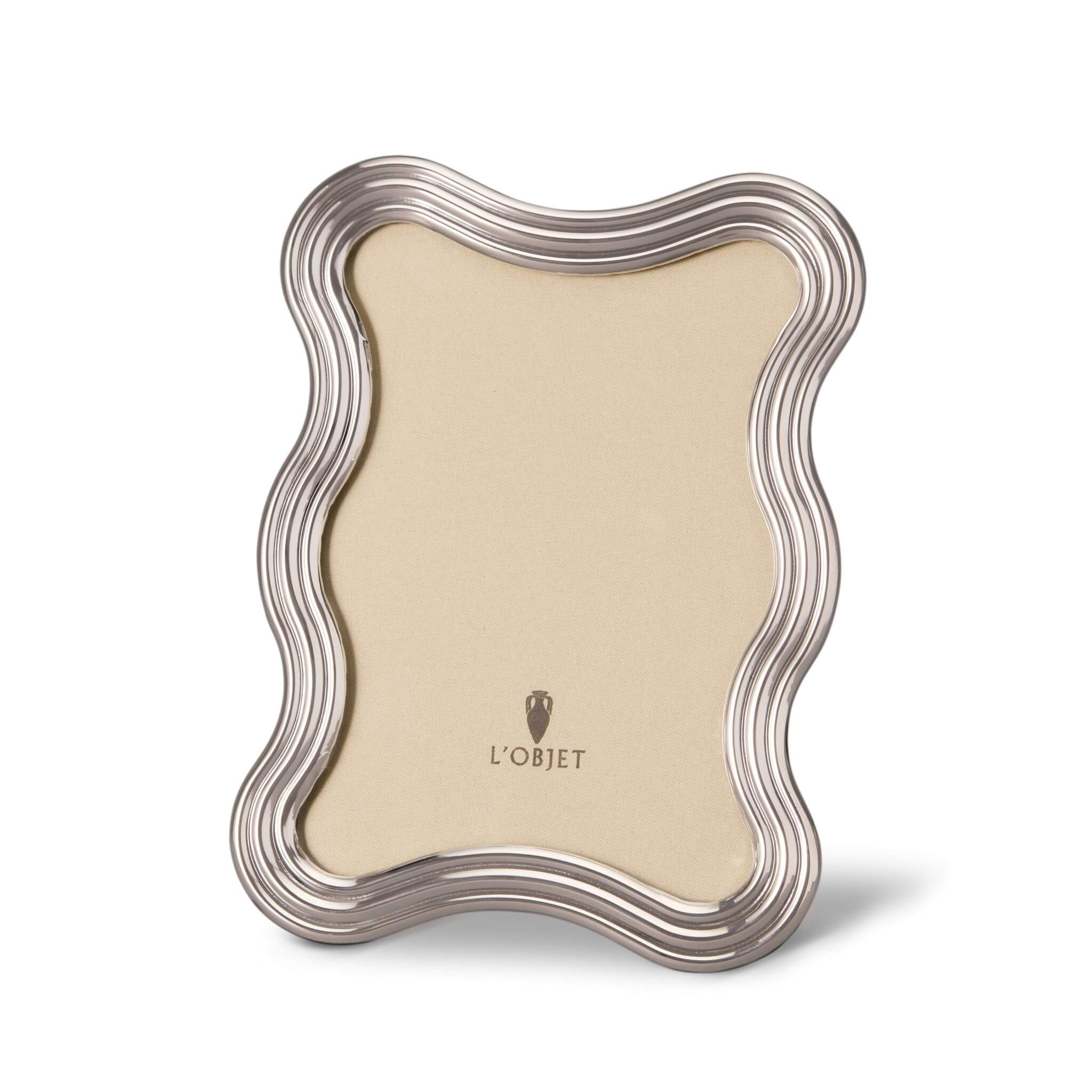 L'Objet Ripple Frame 5x7 — Platinum