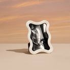 L'Objet Ripple Frame - White Enamel - 4x6, alternate view