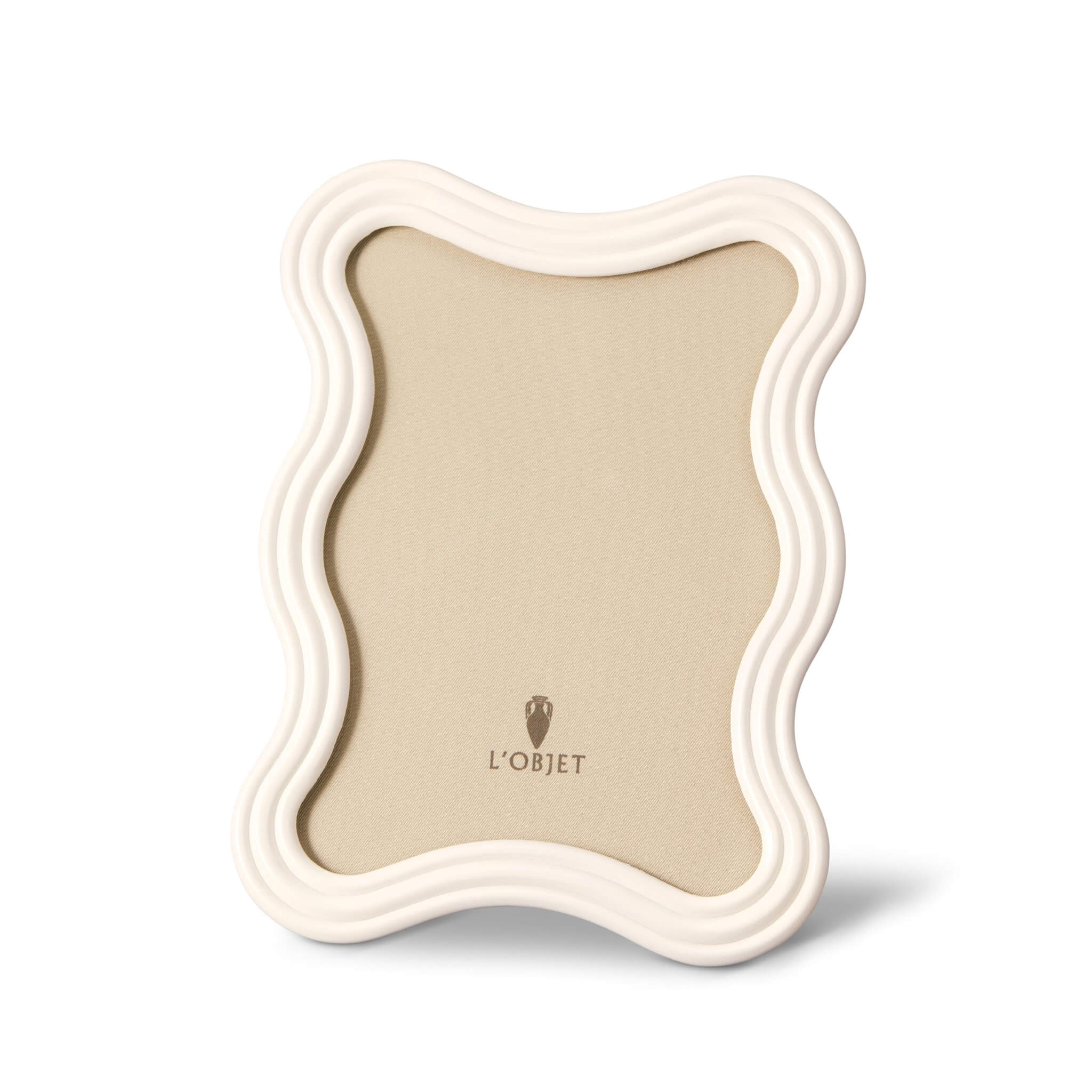 L'Objet Ripple Frame - White Enamel - 5x7
