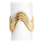 L'Objet Ripple Napkin Rings Set of 4 — Gold