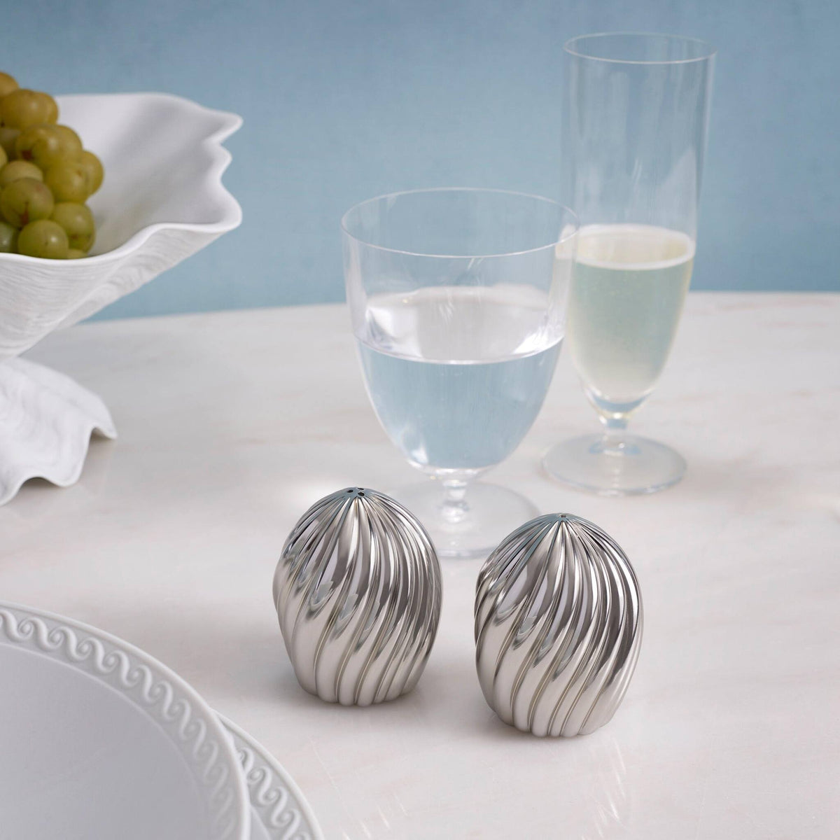 L'Objet Ripple Spice Jewels Set of 2 – Platinum, alternate view
