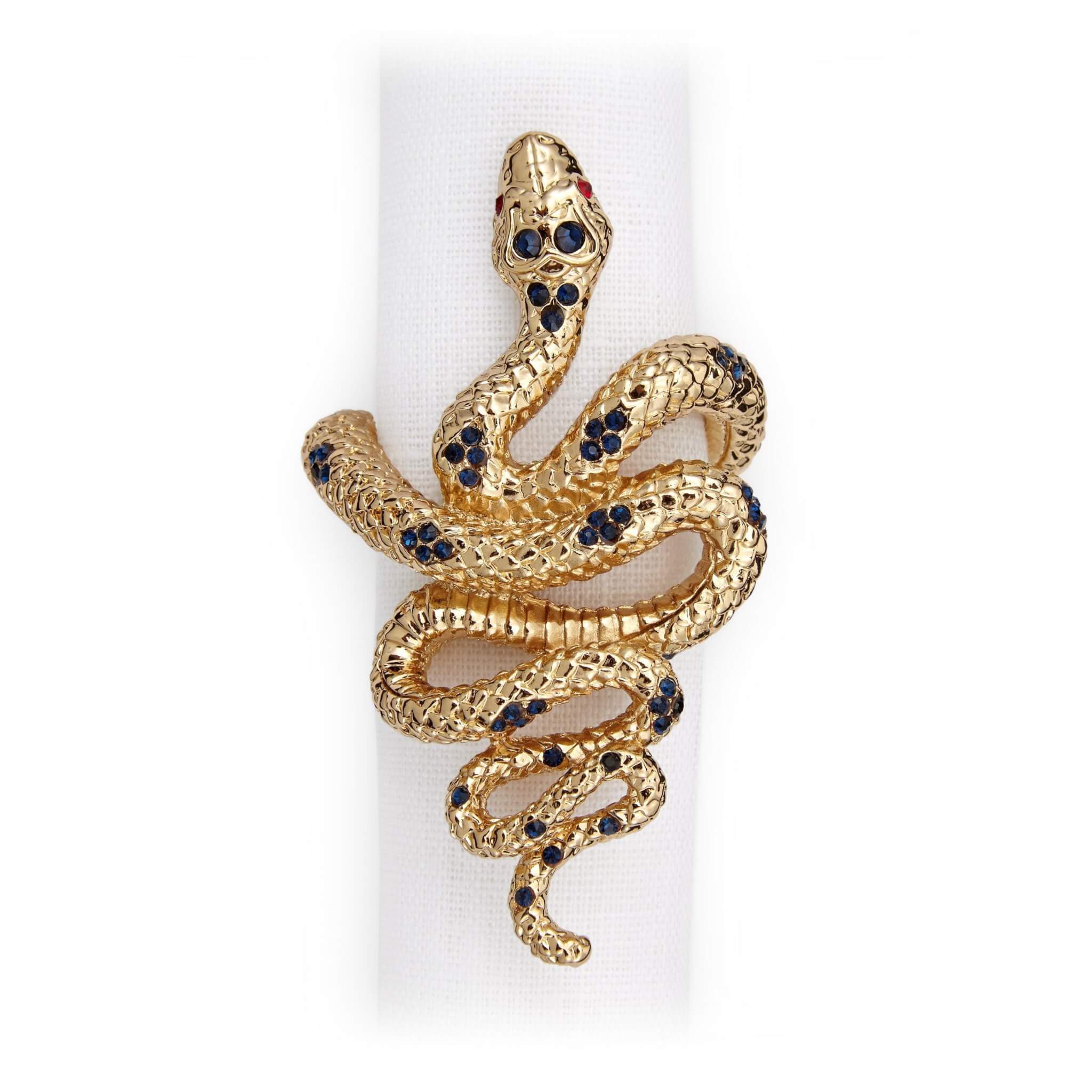 L'Objet Snake Napkin Jewels (Set of 4) Napkin Ring