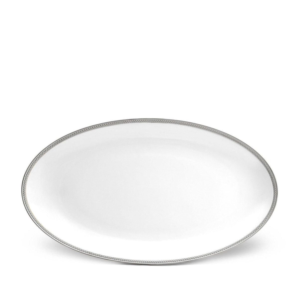 L'Objet Soie Tressée Oval Platter Large Charger & Service Plate, alternate view