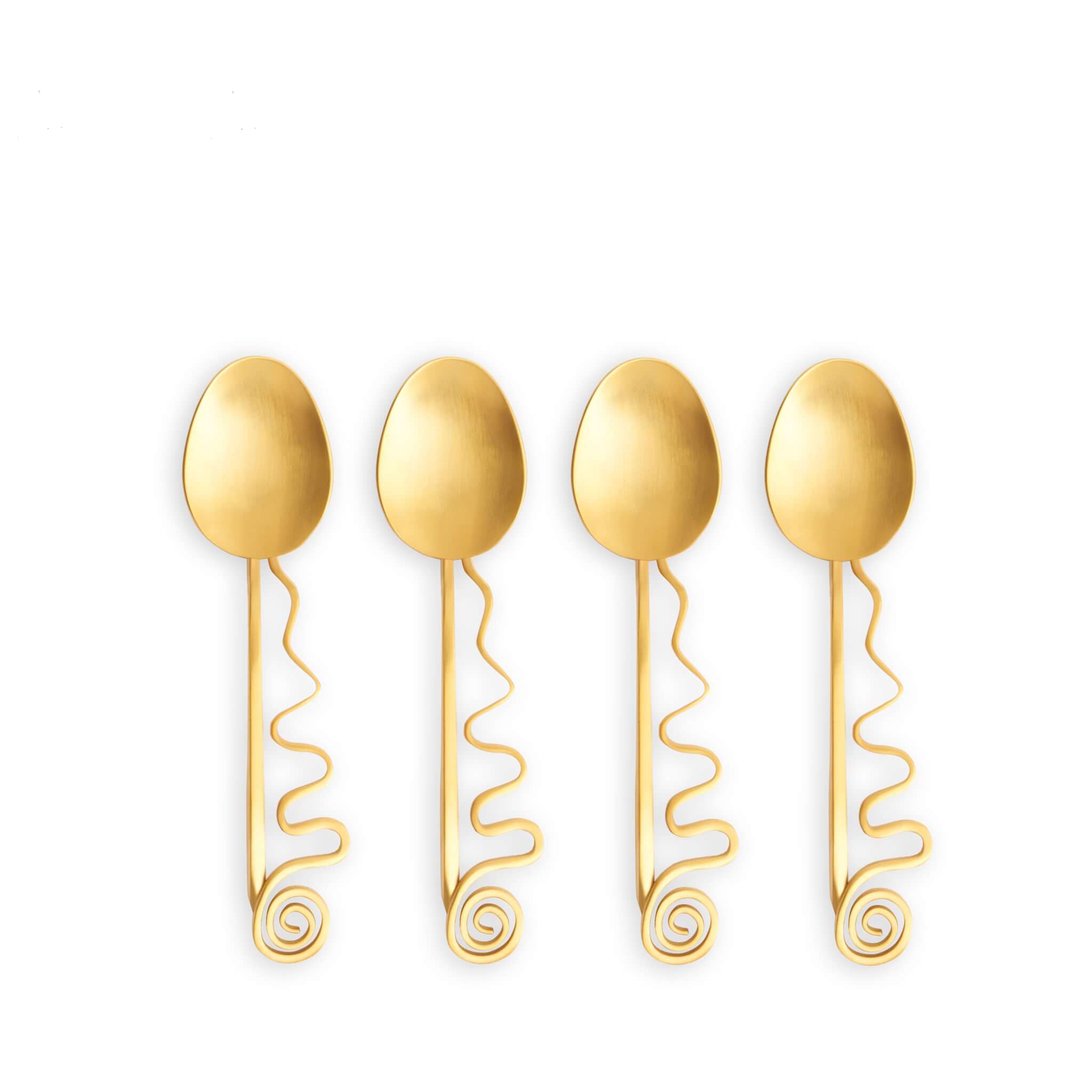 L'Objet Spirale Cocktail Spoons (Set of 4)