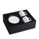 L'Objet ST Espresso Cup Saucer Set of 2 — Black
