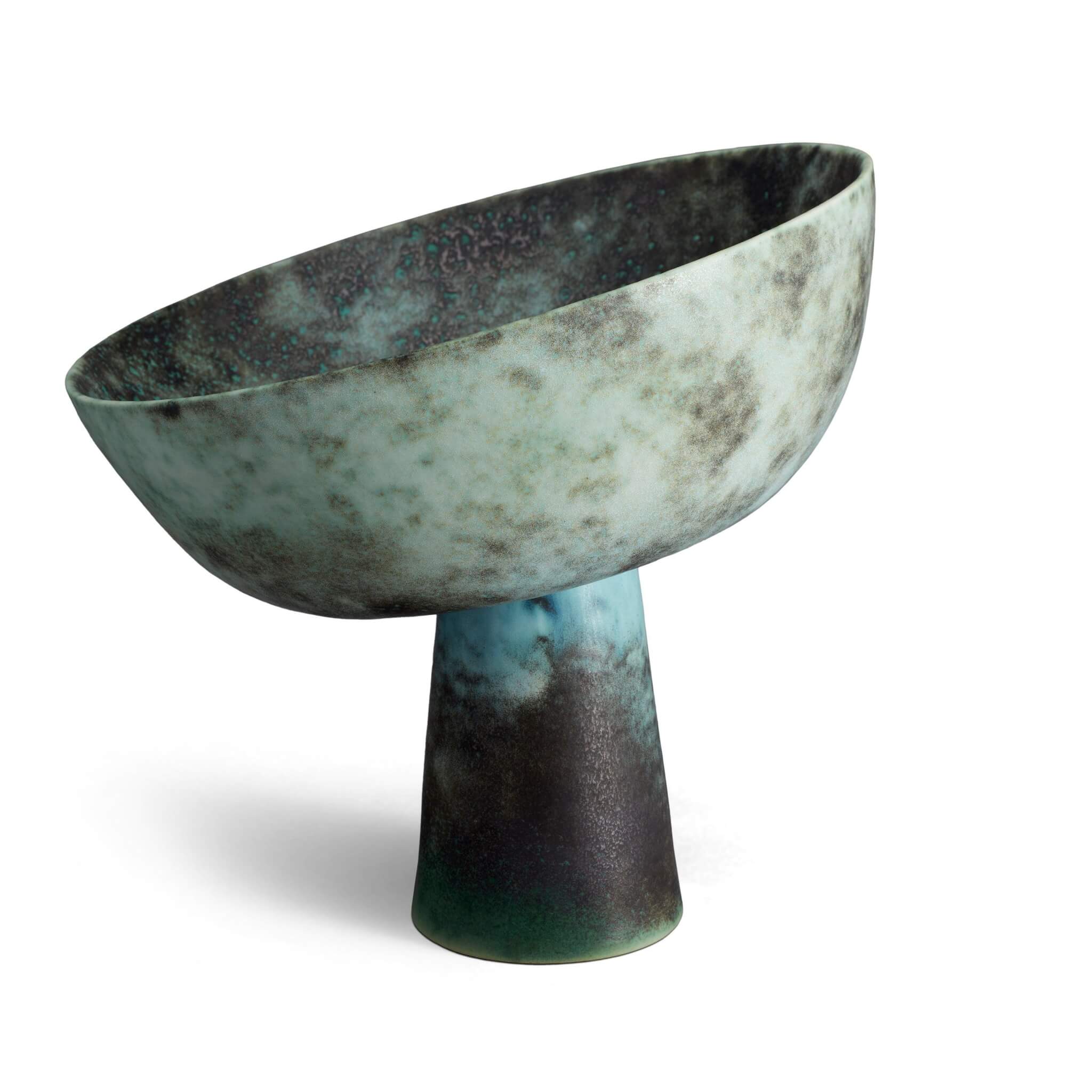 L'Objet Terra Bowl on Stand - Medium - Bronze