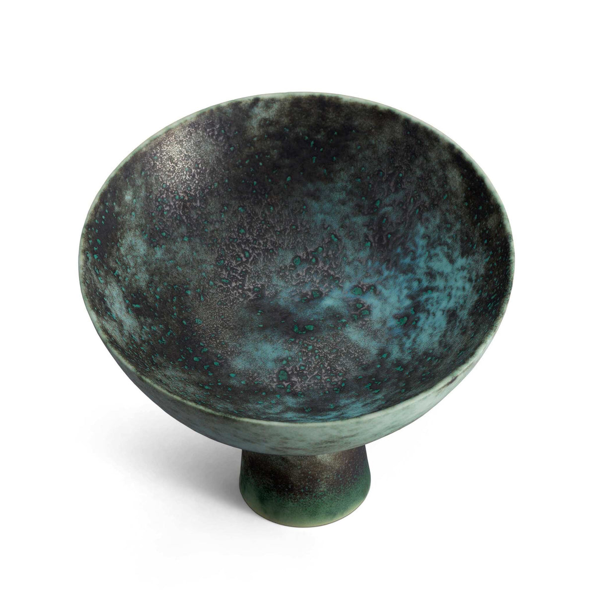 L'Objet Terra Bowl on Stand - Medium - Bronze, alternate view