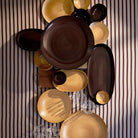 L'Objet Terra Dessert Plate - Leather, alternate view