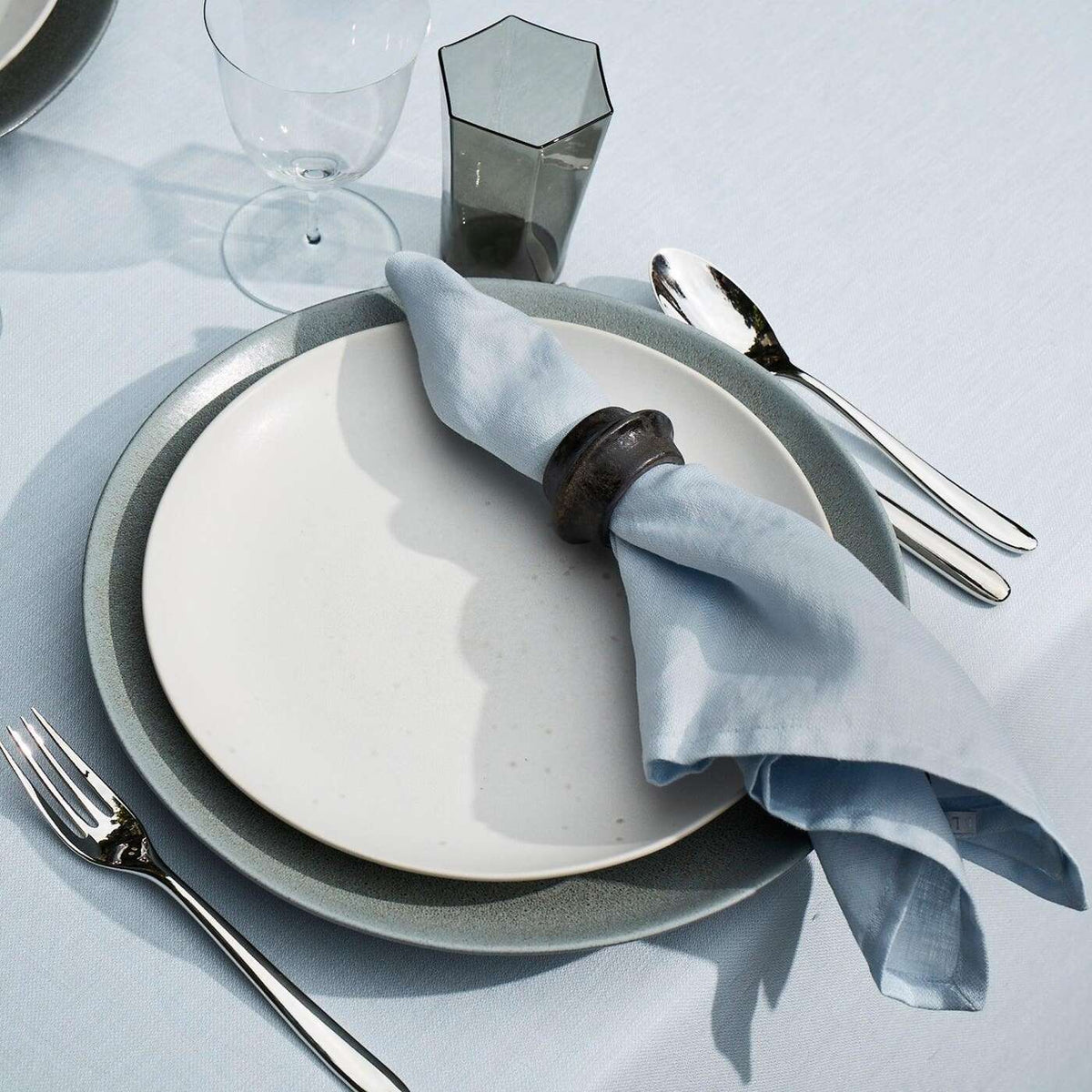 L'Objet Terra Dinner Plate - Stone, alternate view