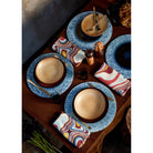 L'Objet Terra Platter / Charger - Indigo Charger & Service Plate, alternate view