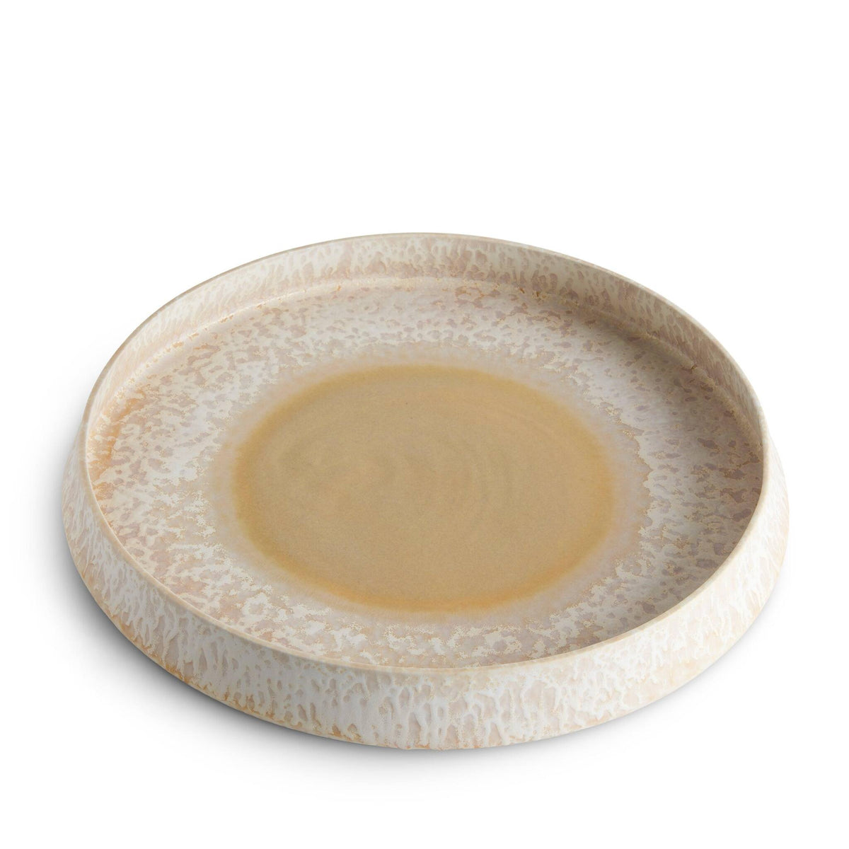L'Objet Terra Round Platter - Large - Dusty Rose Decorative Bowl, alternate view