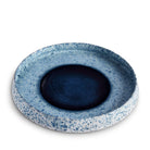 L'Objet Terra Round Platter - Large - Indigo Decorative Bowl, alternate view