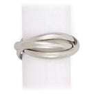 L'Objet Three Ring Napkin Jewels Set of 4 — Platinum