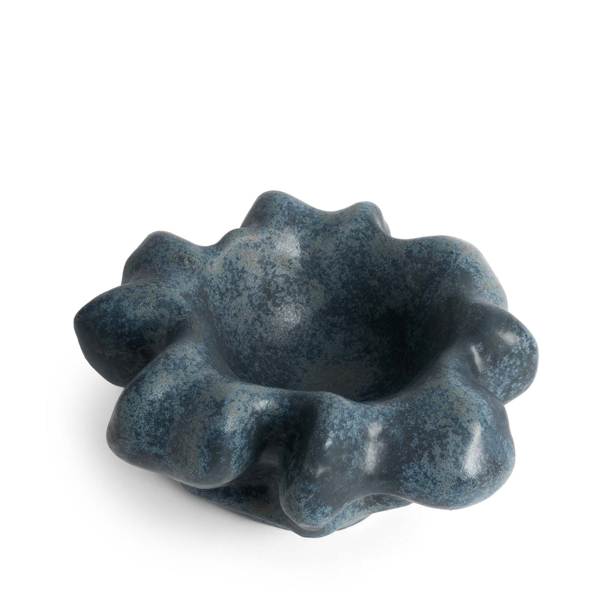 L'Objet Timna Coupe Bowl - Aged Iron, alternate view