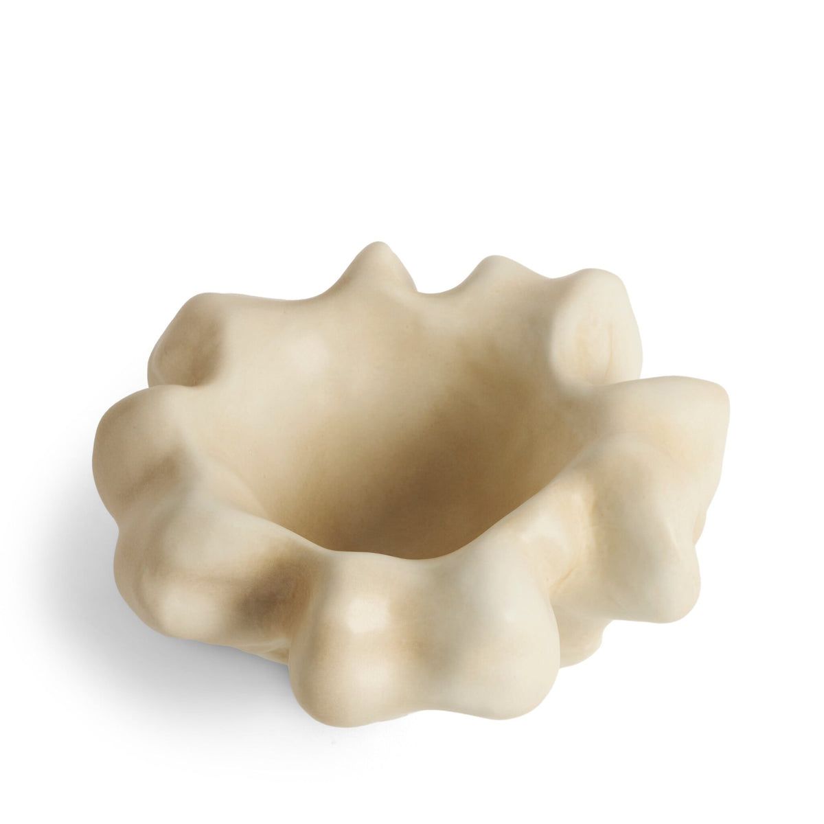 L'Objet Timna Coupe Bowl - Latte, alternate view