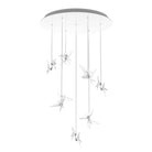 Lalique 14 Swallows Chandelier