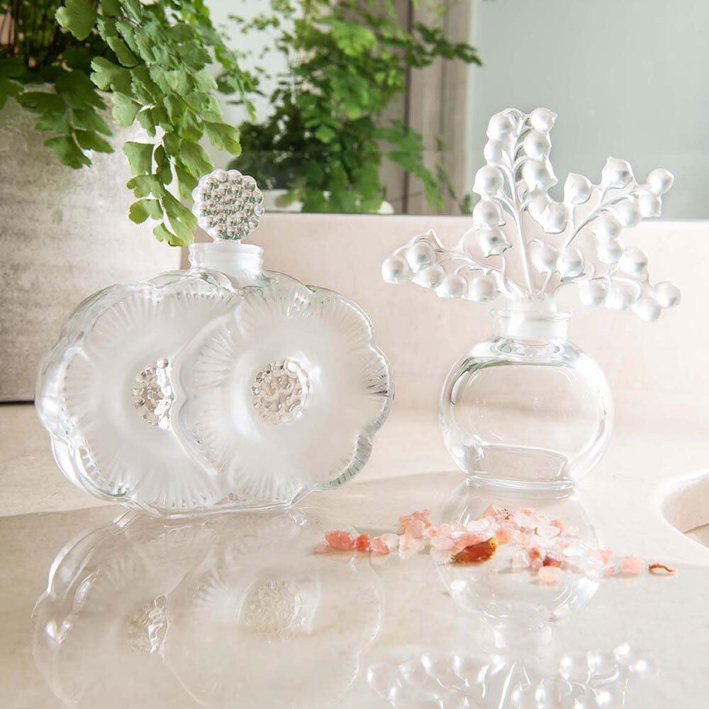 Lalique 2 Fleurs Perfume Bottle, alternate view