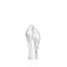 Lalique 2 Parakeets Sculpture