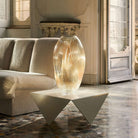 Lalique Alizé XXL Vase with Pink Gold Leaves, alternate view