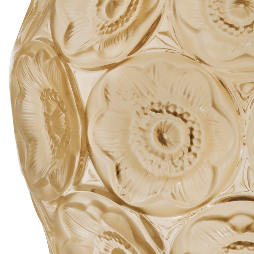 Lalique Anemones Vase, alternate view